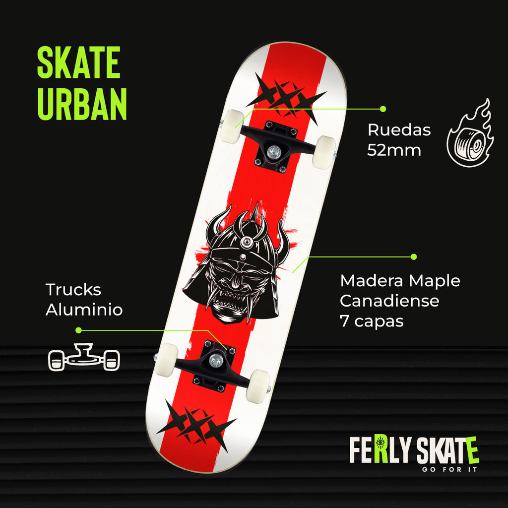 Patineta Urbana Samurai + Llave T