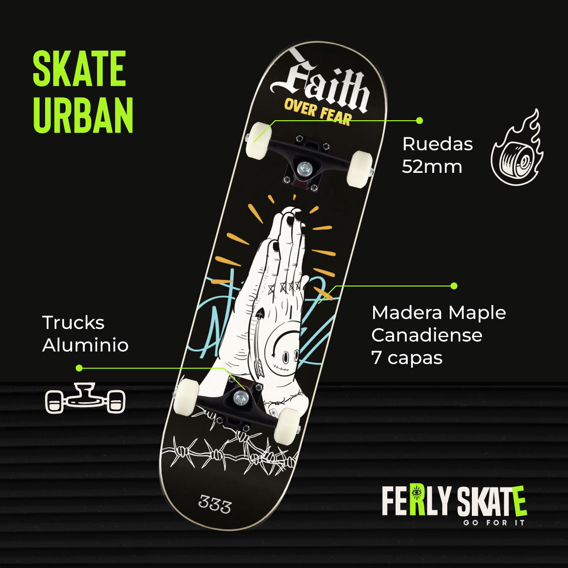 Patineta Urbana Pray 333